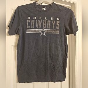 47 Brand Men's Navy Dallas Cowboys T-Shirt. Size:S.